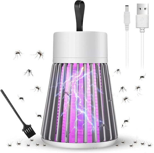 USB Powered Bug Zapper, Portable UV LED Mosquito Killer Lamp for Indoor Use, Camping, Kitchen, Bedroom, & Office (Pack of 1)